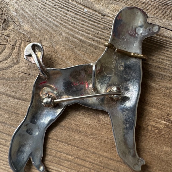 COURTNEY poodle pendant/ brooch